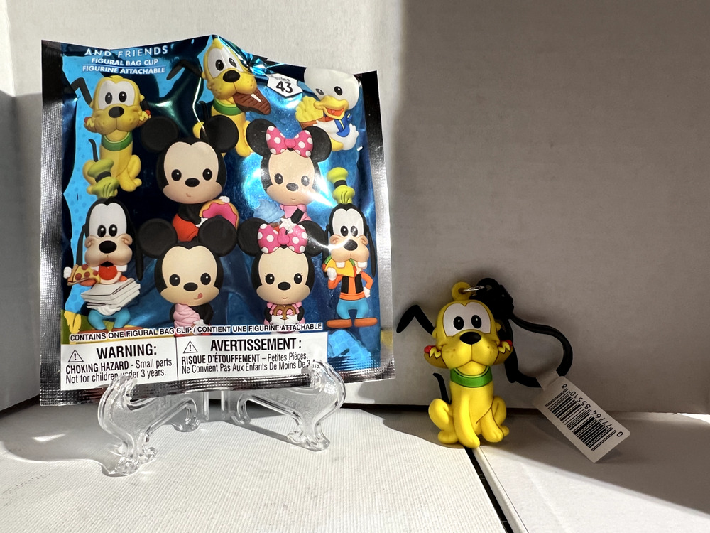 Mickey Mouse and Friends (Pluto) Figural Bag Clip New!